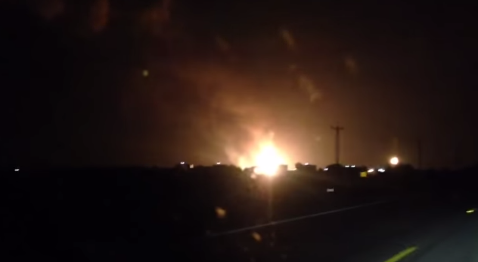 Video: Texas homes evacuated after ruptured gas pipeline causes fire ...